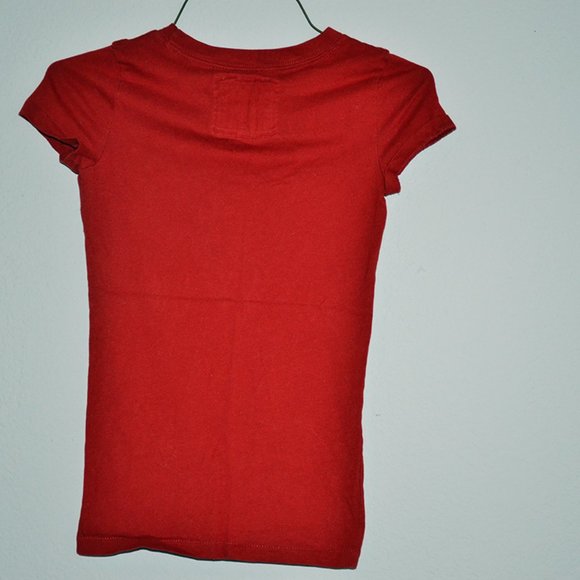 Abercrombie Red T-Shirt - Picture 2 of 3
